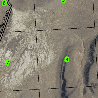 Mickey Butte T33S R35E Township Map Preview 3