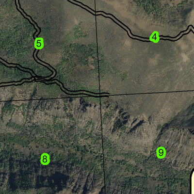 Riddle Reservoir T33S R32.75E Township Map Preview 3