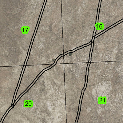 Cox Butte T34S R29E Township Map Preview 3