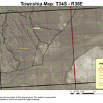 Pipeline Well T34S R36E Township Map Preview 1