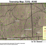 Red Lookout Butte T37S R35E Township Map Preview 1