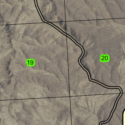 Alvord Wells T34S R35E Township Map Preview 3