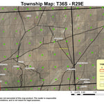 Rattlesnake Butte T36S R29E Township Map Preview 1