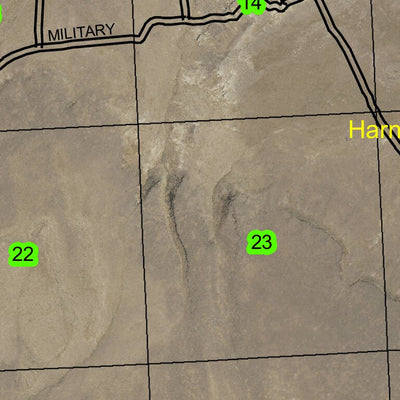 Rattlesnake Butte T36S R29E Township Map Preview 2