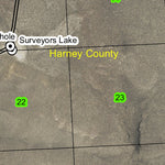 Surveyors Lake T37S R30E Township Map Preview 2