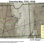 Pueblo Valley T37S R33E Township Map Preview 1
