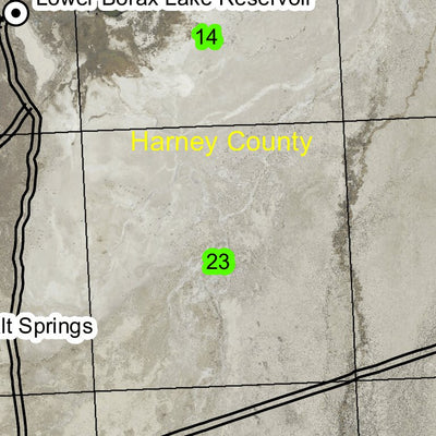 Pueblo Valley T37S R33E Township Map Preview 2