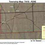 Sage Hen Spring T41S R29E Township Map Preview 1