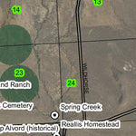 Andrews T35S R33E Township Map Preview 2