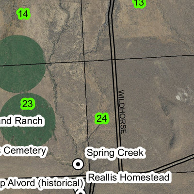 Andrews T35S R33E Township Map Preview 2