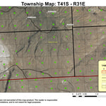 Dry Lake Waterhole T41S R31E Township Map Preview 1