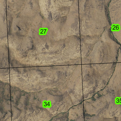 Willow Butte T39S R38E Township Map Preview 3