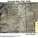 Pueblo Slough T40S R35E Township Map Preview 1