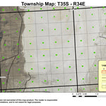 Alvord Desert T35S R33E Township Map Preview 1