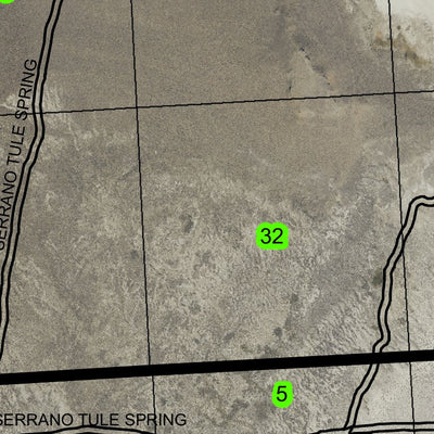 Alvord Desert T35S R33E Township Map Preview 3