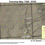 Five Draws T40S R33E Township Map Preview 1