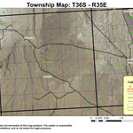 Howluk Butte T36S R35E Township Map Preview 1