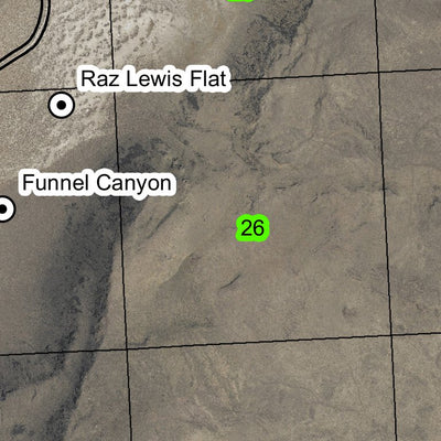 Funnel Canyon T38S R32E Township Map Preview 2