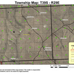 Chimney Rock T39S R29E Township Map Preview 1