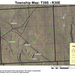 Seep Spring T39S R30E Township Map Preview 1