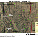 Trout Creek MountainsT40S R38E Township Map Preview 1
