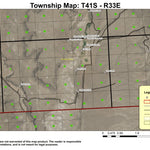 Oregon End T41S R33E Township Map Preview 1