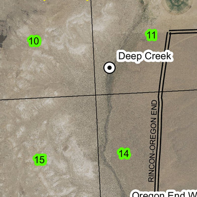 Oregon End T41S R33E Township Map Preview 2