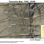 Pueblo Mountains T40S R34E Township Map Preview 1
