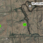 Pueblo Mountains T40S R34E Township Map Preview 2