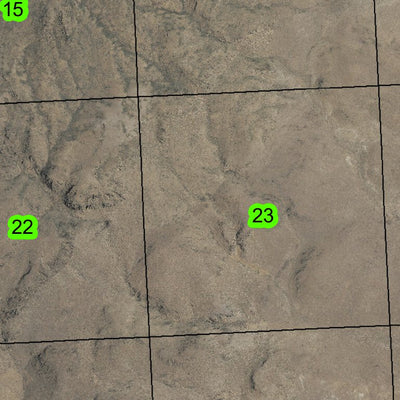 Lone Mountain T40S R32E Township Map Preview 2