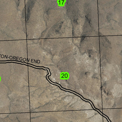 Lone Mountain T40S R32E Township Map Preview 3