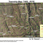 Red Mountain T40S R37E Township Map Preview 1