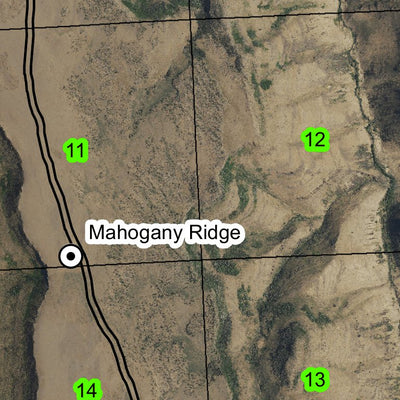 Red Mountain T40S R37E Township Map Preview 3
