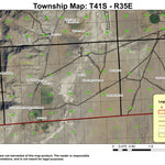 Sand Hills T41S R35E Township Map Preview 1