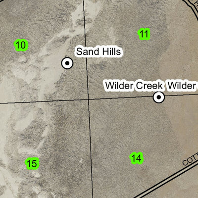 Sand Hills T41S R35E Township Map Preview 2
