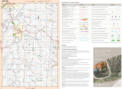 Mount Lofty Ranges Map 150D Preview 1