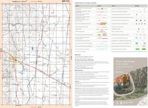 Mount Lofty Ranges Map 151C Preview 1