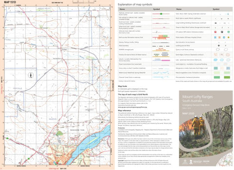 Mount Lofty Ranges Map 151D Preview 1
