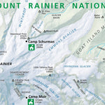 Mount Rainier National Park - NPS Map - Hike Washington Preview 2