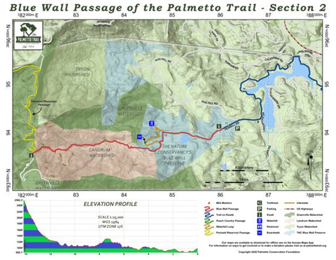 Blue Wall Passage (Section 2) of the Palmetto Trail Preview 1