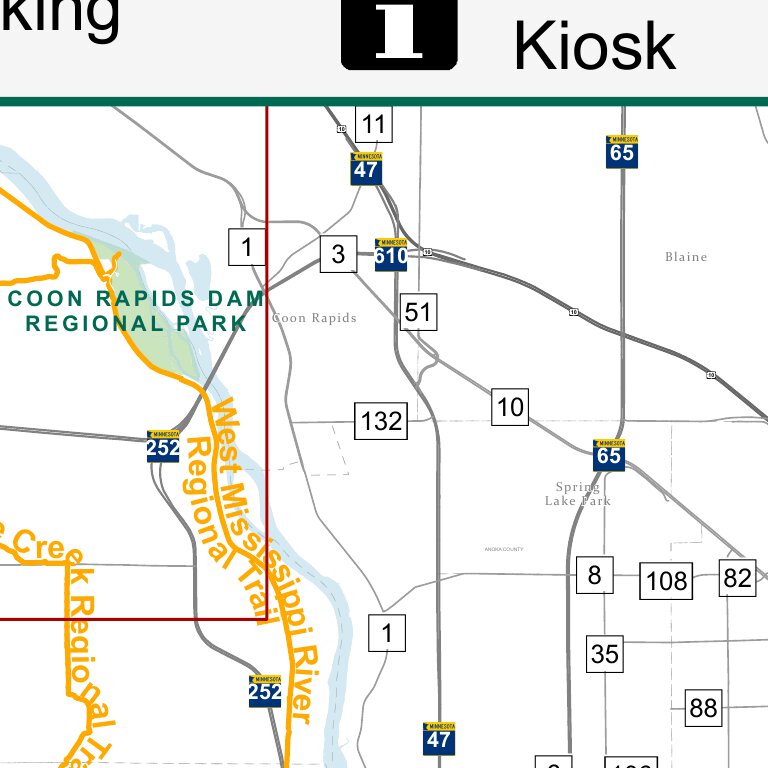Three Rivers Ms West Mississippi River Regional Trail Map by Three Rivers Park District ...