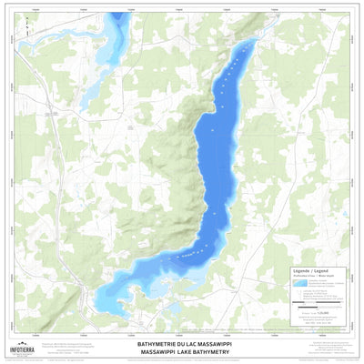 LAC MASSAWIPPI - BATHYMETRIE Preview 1