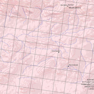 Getlost Map 4745 DAVIES Topographic Map V14d 1:75,000 Preview 2