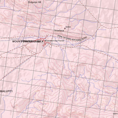 Getlost Map 4745 DAVIES Topographic Map V14d 1:75,000 Preview 3