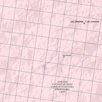Getlost Map 4845 MANN Topographic Map V14d 1:75,000 Preview 2
