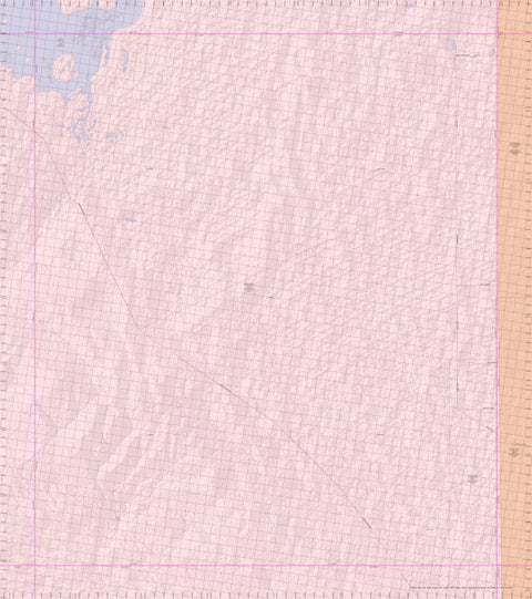 Getlost Map 5138 YADINA Topographic Map V14d 1:75,000 Preview 1