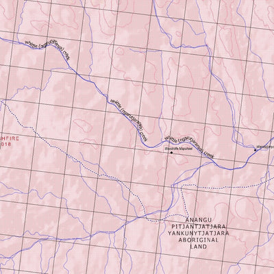 Getlost Map 5245 WOODROFFE Topographic Map V14d 1:75,000 Preview 2