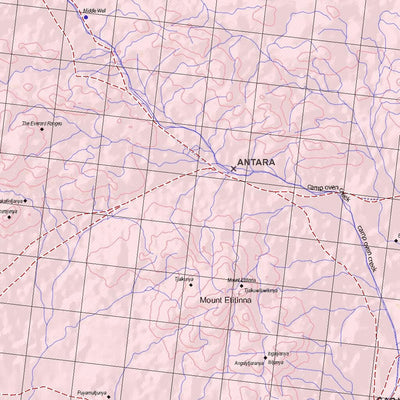 Getlost Map 5443 ETITINNA Topographic Map V14d 1:75,000 Preview 3