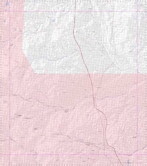 Getlost Map 5544 AGNES CREEK Topographic Map V14d 1:75,000 Preview 1