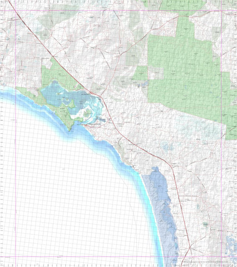 Getlost Map 5831 TALIA Topographic Map V14d 1:75,000 Preview 1